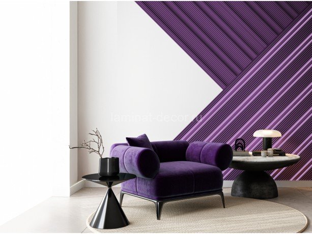 Заказать Отделочная стеновая панель 3D 240х20 мм HiWood LV241 NP GRAND белая 2.7м