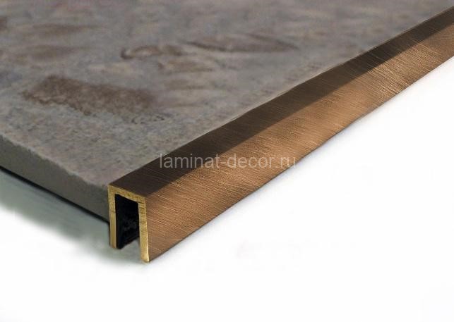 Заказать Латунный П-профиль 10х10 мм Progress PCLOB 10 Бронза 2,7 м