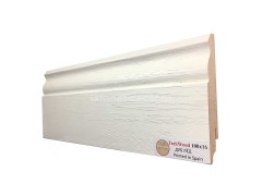 Напольный плинтус МДФ Teckwood цветной Дуб Лёд 100х16х2150 мм