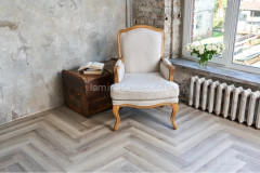 Кварц-виниловая плитка Vinilam Parquet Herringbone Glue GD11122 Паркет Эрмитаж 43 класс 762х152.4х2.5 мм 2.79 м2