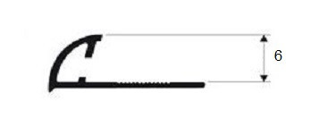 Заказать Латунный С-профиль Progress PJOC 06 латунь хромированная 2,7 м