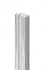 Финишный молдинг для стеновых панелей HiWood LF129B GR24N 11х24 мм под дерево 2,7 м