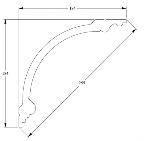 Заказать Потолочный плинтус Orac Decor Purotouch C338 2 м 