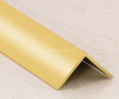 Латунный уголок 10х10 ЛПН-10х10 полированный 2,7 м