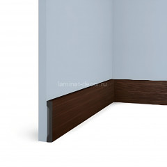 Напольный плинтус HiWood B90V1 BR396 90 мм под дерево 2,7 м