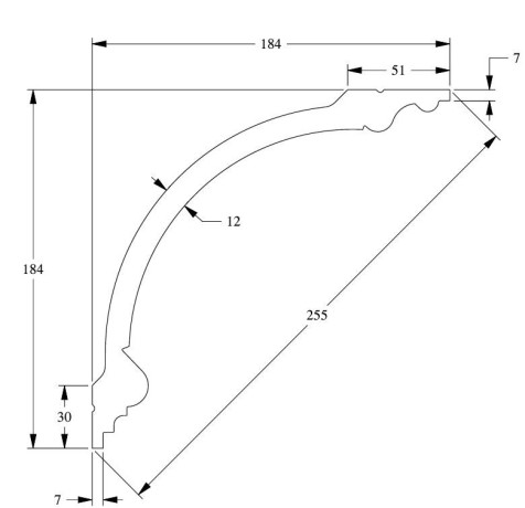 Заказать Потолочный плинтус Orac Decor Purotouch C338B 2 м 