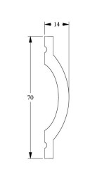 Молдинг Orac Decor Purotouch P9901 2 м