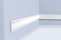 Молдинг 60х9 мм Hiwood W1060 белый 2 м