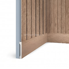 Напольный плинтус HiWood B90V1 BR416 90 мм под дерево 2,7 м