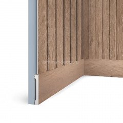 Напольный плинтус HiWood B90V1 BR416 90 мм под дерево 2,7 м