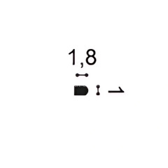 Гибкий молдинг Orac Decor PX209F белый дюрополимер 200x1x1.4 см