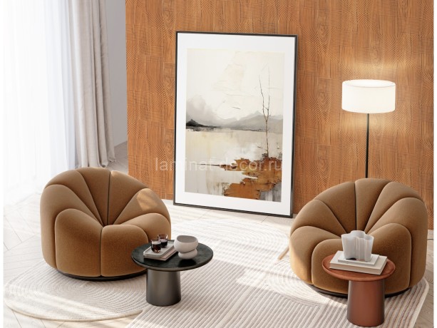 Заказать Отделочная стеновая панель 3D 600х4х3000 мм HiWood Maximum DM625 BR72 с объемным узором 