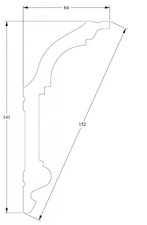 Заказать Потолочный плинтус Orac Decor Purotouch C339 2 м 