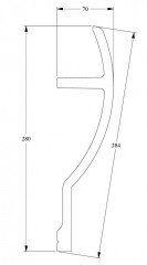 Профиль для скрытого освещения Orac Decor Purotouch C372 2 м