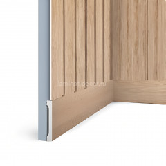 Напольный плинтус HiWood B90V1 BR417 90 мм под дерево 2,7 м