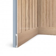 Напольный плинтус HiWood B90V1 BR417 90 мм под дерево 2,7 м