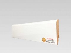Напольный плинтус МДФ Teckwood Прайм прямой 70х16х2150 мм