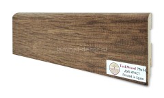 Напольный плинтус МДФ Teckwood цветной Дуб Краст 75х16х2150 мм