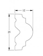 Молдинг гибкий Orac Decor Duropolymer Flex PX103F 2 м