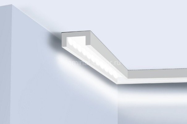 Заказать Профиль П-образный с LED подсветкой 20х10 мм Hiwood LB20 белый 2 м