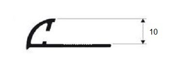 Заказать Латунный С-профиль Progress PJOL 10 латунь полированная 2,7 м 