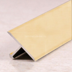 Алюминиевый Т-профиль 13 мм ПТ-13 Розовый глянец браш 2,7 м