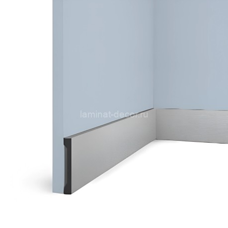 Заказать Напольный плинтус HiWood B90V1 S339 90 мм под дерево 2,7 м 