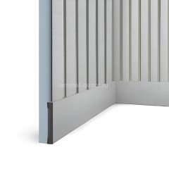 Напольный плинтус HiWood B90V1 S339 90 мм под дерево 2,7 м