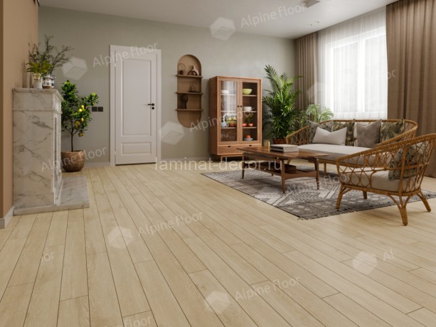 Заказать Каменно-полимерный ламинат SPC Alpine Floor Grand Sequoia Village ECO 11-507 Камфора замок 4V-Groove фаска 1220х125х4 мм 43 класс упаковка 1.525 м2 12.5 кг 