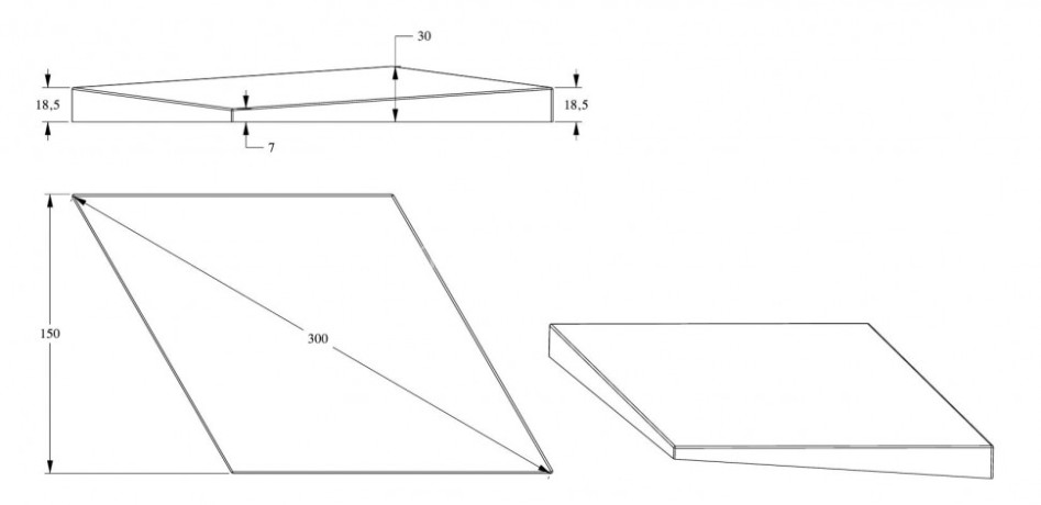 Заказать Стеновая панель декоративная 3D Orac Decor Purotouch W100 150х258 мм