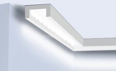 Профиль П-образный с LED подсветкой 40х20 мм Hiwood LB40 белый 2 м