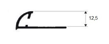 Заказать Латунный С-профиль Progress PJOL 125 латунь полированная 2,7 м