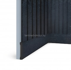 Напольный плинтус HiWood B90V1 BK114 90 мм под дерево 2,7 м