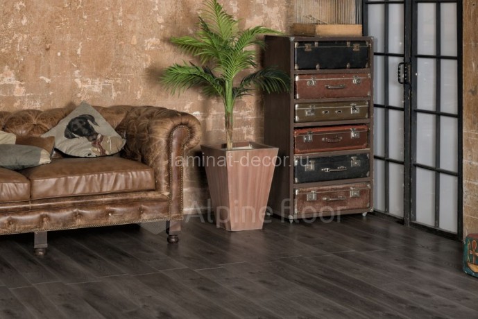 Заказать ABA ламинат Alpine Floor Premium XL ECO 7-11 Дуб Торфяной LVT-SPC-LVT замок 4V-Groove фаска 1524х180х8 мм 43 класс упаковка 2.195 м2 27 кг 