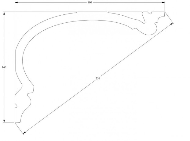 Заказать Потолочный плинтус Orac Decor Purotouch C342 2 м 