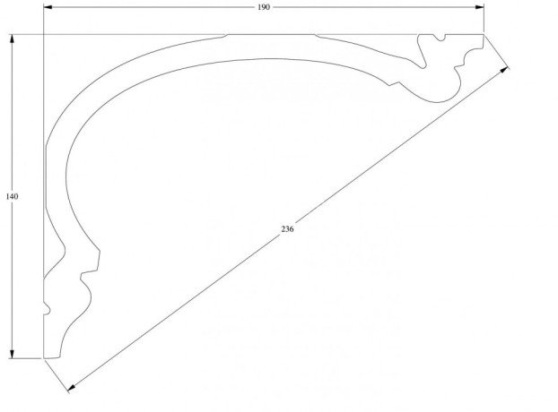 Заказать Потолочный плинтус Orac Decor Purotouch C342 2 м 