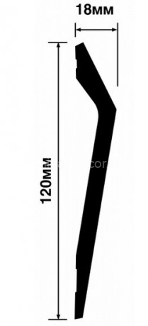 Заказать Стеновая панель 116х17,5 мм Hiwood LV141 BK черный 2,7м 