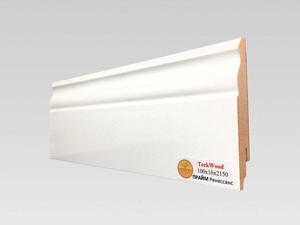 Заказать Напольный плинтус МДФ Teckwood Прайм Ренессанс 100х16х2150 мм 