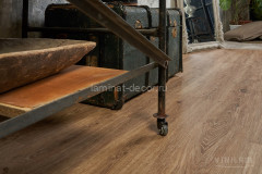 Виниловый ламинат замковый Vinilam Cork 04018 дуб брюссель 7 мм с пробковой подложкой