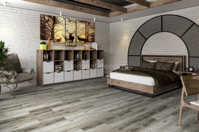 Заказать Ламинат SPC Damy Floor Family Дуб Рустикальный Серый TCM369-28 1220 х 180 мм 43 класс 12 шт - 2,635 м2 4 мм 