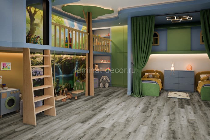 Заказать Ламинат SPC Damy Floor Family Дуб Рустикальный Серый TCM369-28 1220 х 180 мм 43 класс 12 шт - 2,635 м2 4 мм 