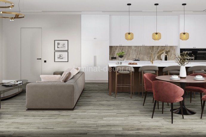 Заказать Ламинат SPC Damy Floor Family Дуб Рустикальный Серый TCM369-28 1220 х 180 мм 43 класс 12 шт - 2,635 м2 4 мм 