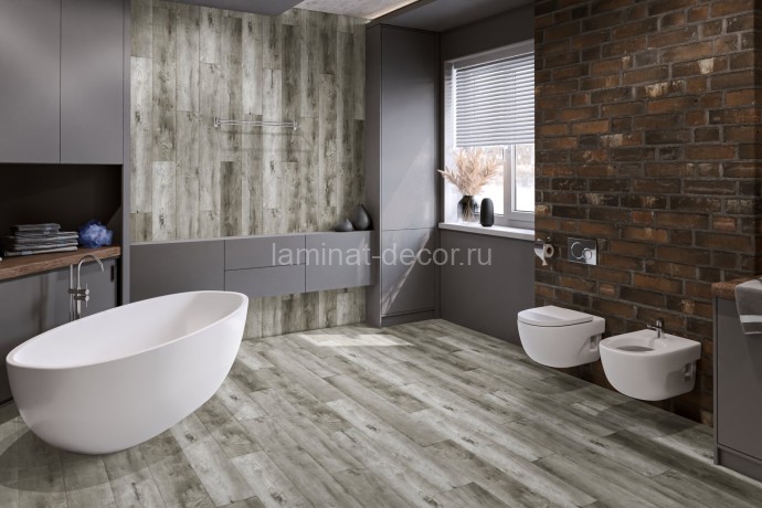 Заказать Ламинат SPC Damy Floor Family Дуб Рустикальный Серый TCM369-28 1220 х 180 мм 43 класс 12 шт - 2,635 м2 4 мм 