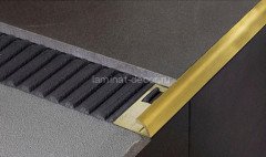 Латунный С-профиль Progress PJOS 125 латунь шлифованная 2,7 м