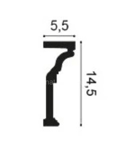 Заказать Молдинг для отделки стен и потолка Orac Decor PUROTOUCH P4000 145х55 мм белый полиуретан 200 см