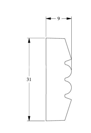 Заказать Молдинг гибкий Orac Decor Purotouch Flex P5021F 2 м