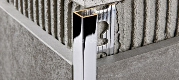 Заказать Латунный П-профиль окантовочный Progress PJQOC 10 хромированная латунь 2,7 м