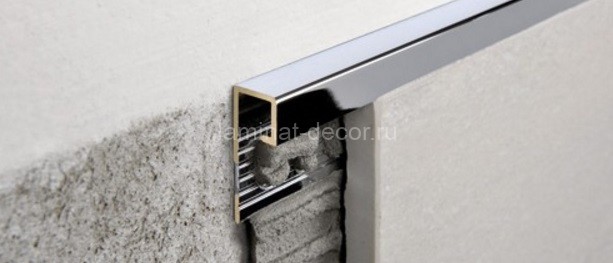 Заказать Латунный П-профиль окантовочный Progress PJQOC 10 хромированная латунь 2,7 м