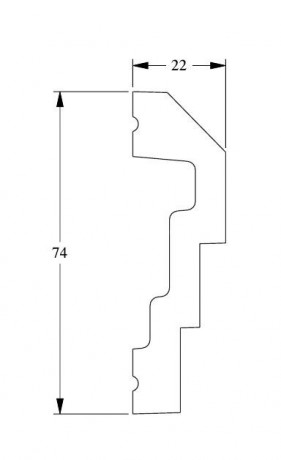 Заказать Молдинг гибкий Orac Decor Purotouch Flex P7070F 2 м