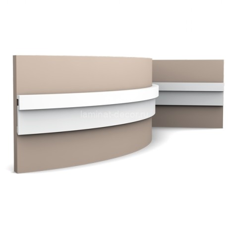 Заказать Гибкий молдинг для отделки стен и потолка Orac Decor DUROPOLYMER PX198F 83х20 мм белый полистирол 200 см